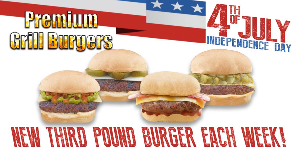 July Promo - Premium Grill Burgers