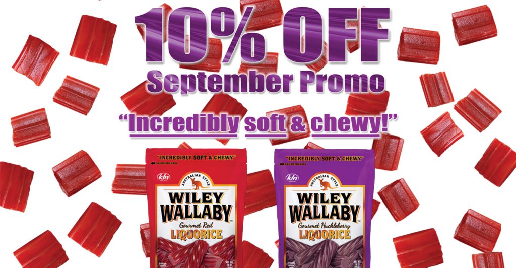 Micro Market licorice promo - Wiley Wallaby Australian Liquorice